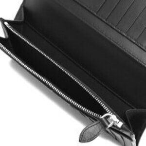 Burberry Cavendish Check Beige Bifold Long Wallet